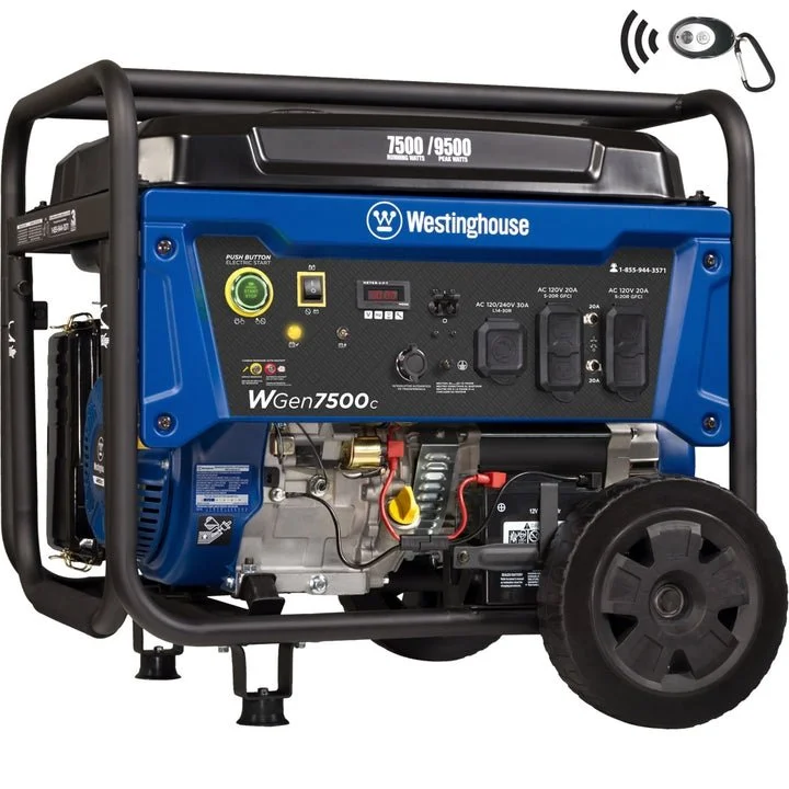1-300-1-1.webp Westinghouse WGen7500c 9500 Peak Watt Portable Generators. - Image 1