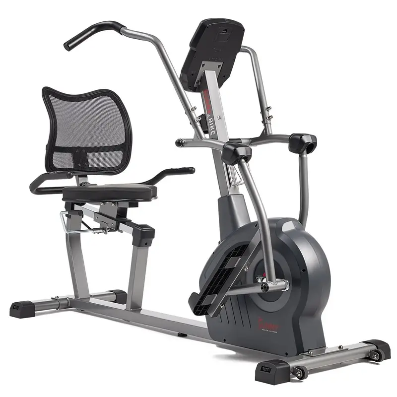 1-84-1-1.webp Sunny Health & Fitness Comfy Recumbent Cross Trainer - Image 1