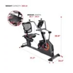 Sunny Health & Fitness Smart Recumbent Cross Trainer - Image 3