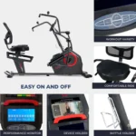 Sunny Health & Fitness SF-RB4886 Smart Recumbent Cross Trainer - Image 3