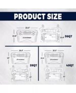 35 Quart Rotomolded Cooler, Built to Stand up to The Rigors of The Journey - Image 2