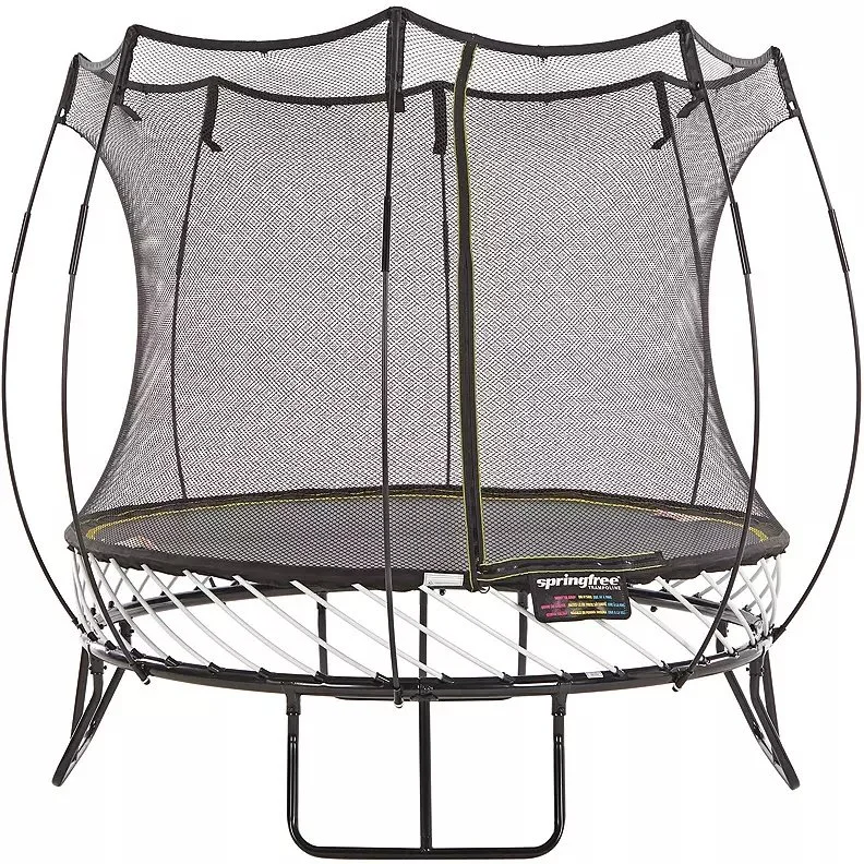 343-2-1-1-1.webp Springfree Trampoline 8′ Compact Round Trampoline with Safety Enclosure - Image 1