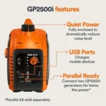 Generac GP2500i 2500W Portable Inverter Generator - Image 2