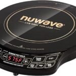 Nuwave Gold Precision Induction Cooktop, Portable, Powerful with Large 8” Heating Coil,100°F to 575°F, 3 Wattage Settings, 12” Heat-Resistant Cooking Surface