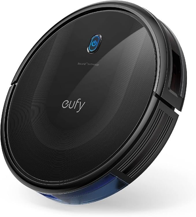 7162dbcZW3L._AC_SX679_.jpg eufy Robot Vacuum 11S MAX, Super Thin, Powerful Suction, Quiet, Self-Charging Robotic Vacuum Cleaner, Cleans Hard Floors to Medium-Pile Carpets, Black - Image 1