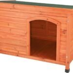 TRIXIE Pet Products Dog Club House, Large,Glazed Pine,40.75×26.75×28.25 Inch (Pack of 1),39552