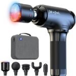 BOB AND BRAD T2 Pro Massage Gun with Heat and Cold, Deep Tissue Percussion Massager Gun for Pain Relief, Muscle Massager, HSA Electric Back Massagers for Professional Athletes FSA Eligible