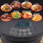 Nuwave Air Fryer Infrared Convection Oven, Cook Fresh or Frozen, No Defrosting or Preheating, 360 Surround Heat, Cooking from 50 to 400 Degrees, 100 Presets, 50 Memory, 360 Food Easy-View, PFAS Free - Image 3