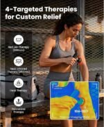 BOB AND BRAD Q2 Ultra Mini Massage Gun with Red Light Infrared Heating Head, Pocket-Sized Deep Tissue Massager for Muscle Therapy, HSA Portable Percussion Massage Gun for Pain Relief FSA Eligible - Image 3