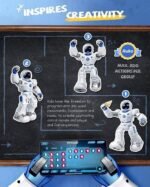 Ruko 1088 Smart Robots for Kids, Large Programmable Interactive RC Robot with Voice Control, APP Control, Present for 4 5 6 7 8 9 Years Old Kids Boys and Girls - Image 3
