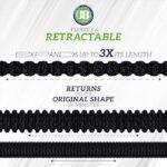 J&B XpandaHose 150ft Expandable Garden Hose – Ultra-Strong 3750D, 4-Layer Latex Core, Brass 3/4″ Connectors, 10-Pattern Nozzle & Storage Bag – Lightweight, Kink-Reducing, Leak-Resistant - Image 5