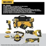 DEWALT 20V MAX XR 6-Tool Cordless Combo Kit - Image 3