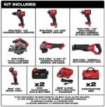 Milwaukee M18 FUEL 18V 7-Tool Brushless Combo Kit - Image 3