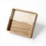 Urban Nestif Solid Wood Decorative Tray – Minimalist Design, Natural Finish, 12×8 Inches - Image 3