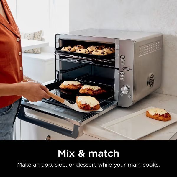 GUEST_07a696da-55c3-4a3a-9ad4-1e32bbabfe36.jpg Air Fryer with SmartFinish & DualZone Technology DCT601: Stainless Steel, Convection Bake, Air Fry - Image 1