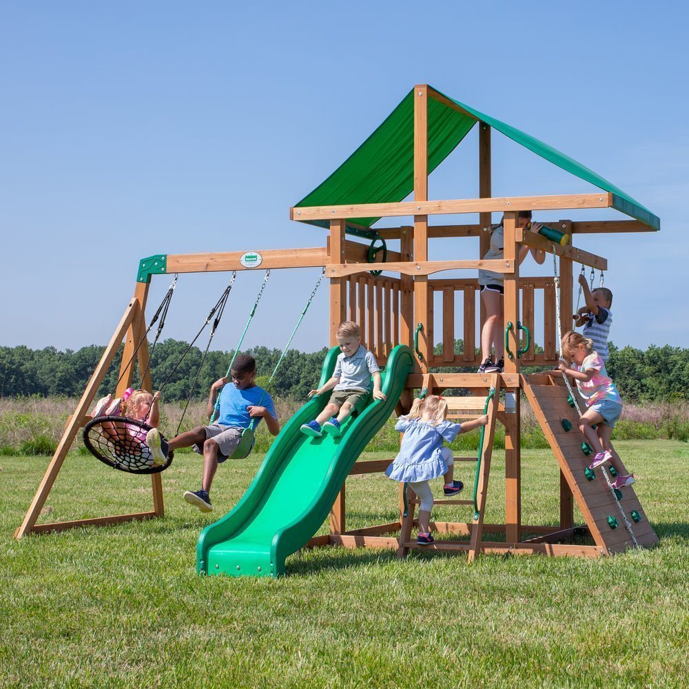 Grayson-Peak-Main-Image.jpg Backyard Discovery Grayson Peak Swing Set - Image 1