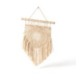 Urban Nestif Woven Wall Hanging Natural Jute – Durable Texture, Beige, Small - Image 3
