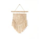 Urban Nestif Woven Wall Hanging Natural Jute – Durable Texture, Beige, Small - Image 2