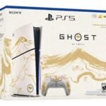 Sony PlayStation 5 PS5 Slim Ultra HD Ghost of Yotei Gold Limited Edition Bundle (US Plug)