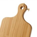 Urban Nestif Bamboo Wood Serving Board – Minimalist Decor, Light Brown, 12 x 8 Inches - Image 4