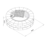 Necessories 48-Inch Wood Burning Fire Pit Kit - Image 3