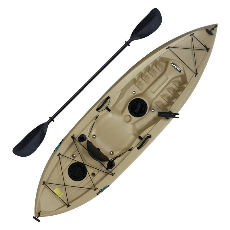 b1-11-1-1.webp Lifetime Muskie 120 Sit-On-Top Angler Kayaks w/ Paddle - Image 1