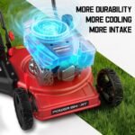 144cc 18″ 3-in-1 Gas Push Lawn Mower with 5-Position Height Adjustment - Image 2
