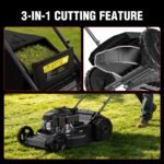 170cc 22″ 3-in-1 Gas Self-Propelled Lawn Mower - Image 3