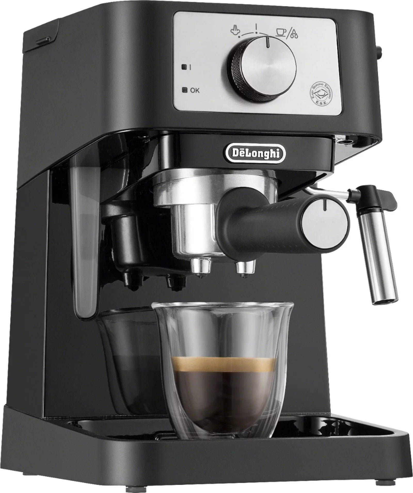img-1300.jpg De’Longhi – Stilosa 15 Bar Pump Espresso Machine – Black and Stainless - Image 1