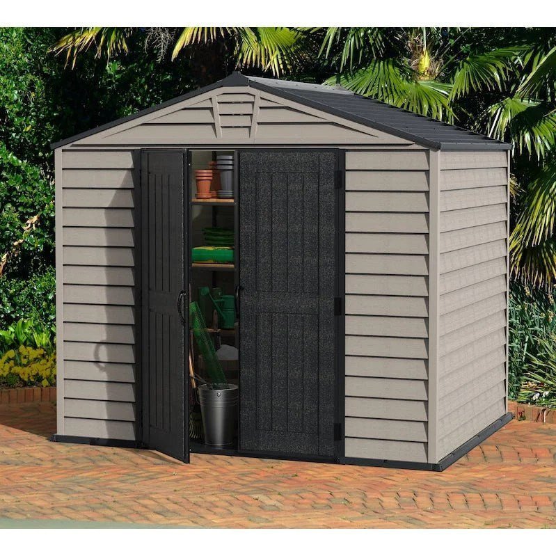 img-1363.jpg DuraMax StoreMax Plus 10.5×8 Ft with Molded Floor Vinyl Storage Shed - Image 1