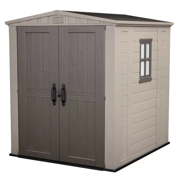 img-1460.jpg Factor 6 x 6 FT Strong Storage Shed Made Of Extremely Durable Resin And Reinforced with Steel - Image 1
