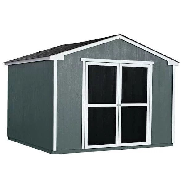 img-1612.jpg Handy Home Products Princeton 10 ft. x 10 ft. Wood Storage Shed - Image 1