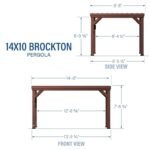 14×10 Brockton Pergola - Image 4