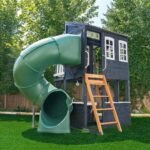 Kids Kidkraft Cozy Escape Playhouse In Navy Installation Included - Image 2