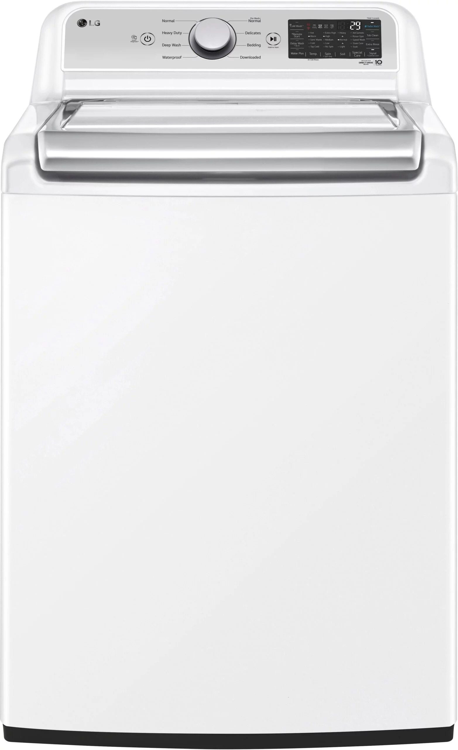 img-2049.jpg LG – 5.5 Cu. Ft. Smart Top Load Washer with TurboWash3D – White - Image 1