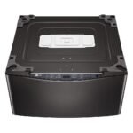 LG – SideKick 1.0 Cu. Ft. High-Efficiency Smart Top Load Pedestal Washer with 3-Motion Technology – Black steel - Image 8
