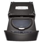LG – SideKick 1.0 Cu. Ft. High-Efficiency Smart Top Load Pedestal Washer with 3-Motion Technology – Black steel - Image 11