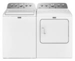 Maytag – 5.2 Cu. Ft. High Efficiency Top Load Washer with Extra Power Button – White - Image 8