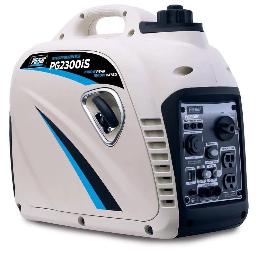 img-2577.jpg Pulsar 2,300-Watt/1,800-Watt Gasoline Powered Recoil Start Inverter Generator - Image 1