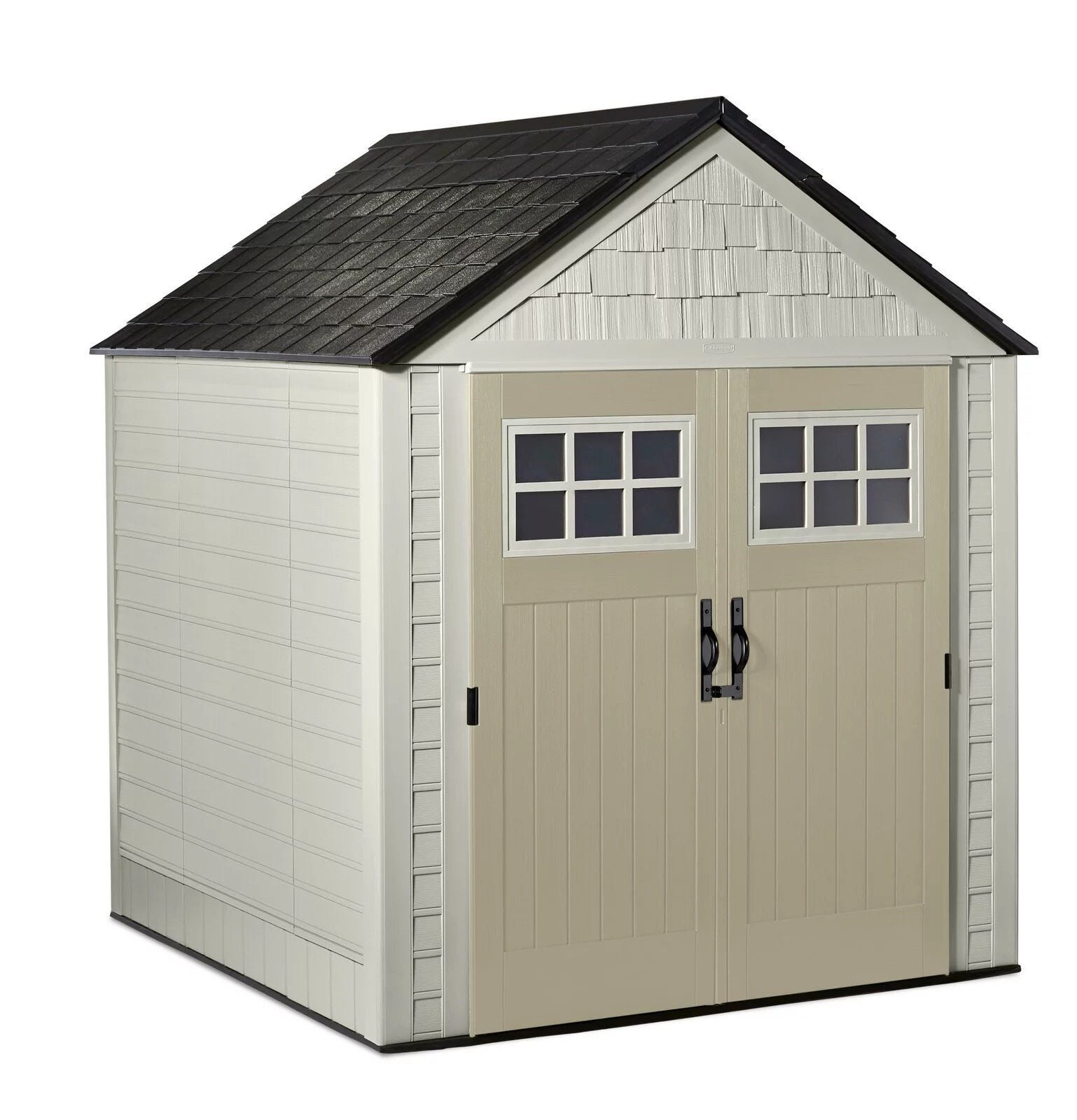 img-2645.jpg Rubbermaid 7×7 Ft Durable Weatherproof Resin Outdoor Storage Shed - Image 1