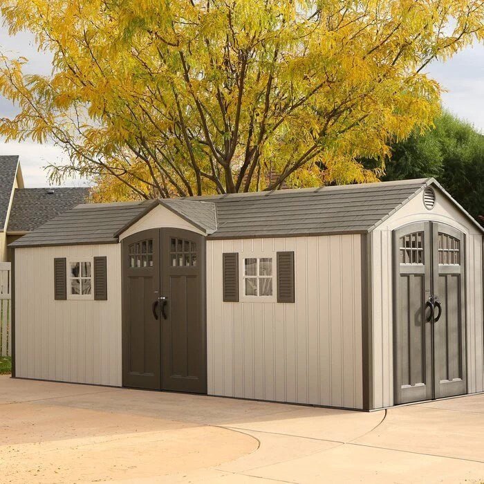 img-267.jpg 20 ft. W x 8 ft. D Plastic Storage Shed - Image 1