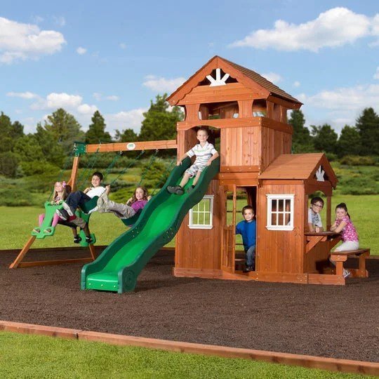 img-2689.jpg SHENANDOAH SWING SET - Image 1