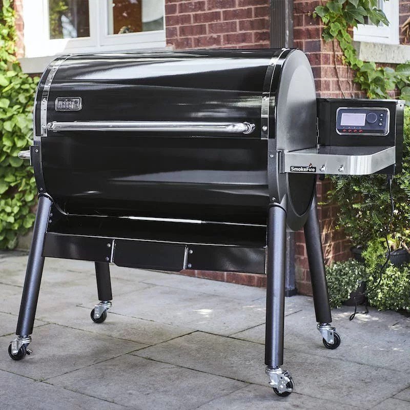 img-3028.jpg Weber SmokeFire EX6 Wood Fired Pellet Grill – Black - Image 1