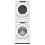 Whirlpool – 4.3 Cu. Ft. High Efficiency Stackable Front Load Washer with 35 Cycle Options – White - Image 9