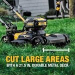 21.5 in. 20-V Li-Ion Cordless Battery Walk Behind Self Propelled Mower w/Hedge,Bare Trimmer,Blower,Cleaner,Pole/Hand Saw - Image 4