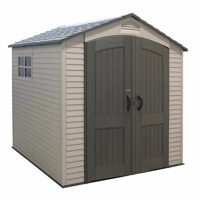 img-476.jpg 7 ft. W x 7 ft. D Plastic Storage Shed LIFETIME - Image 1