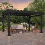 Outdoor Living 14 ft. x 10 ft. Steel Traditional Pergola - Image 8