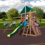 Outdoor Living Mount McKinley All Cedar Wood Swing Set - Image 3