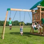 Outdoor Living Mount McKinley All Cedar Wood Swing Set - Image 5