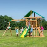 Outdoor Living Mount McKinley All Cedar Wood Swing Set - Image 7